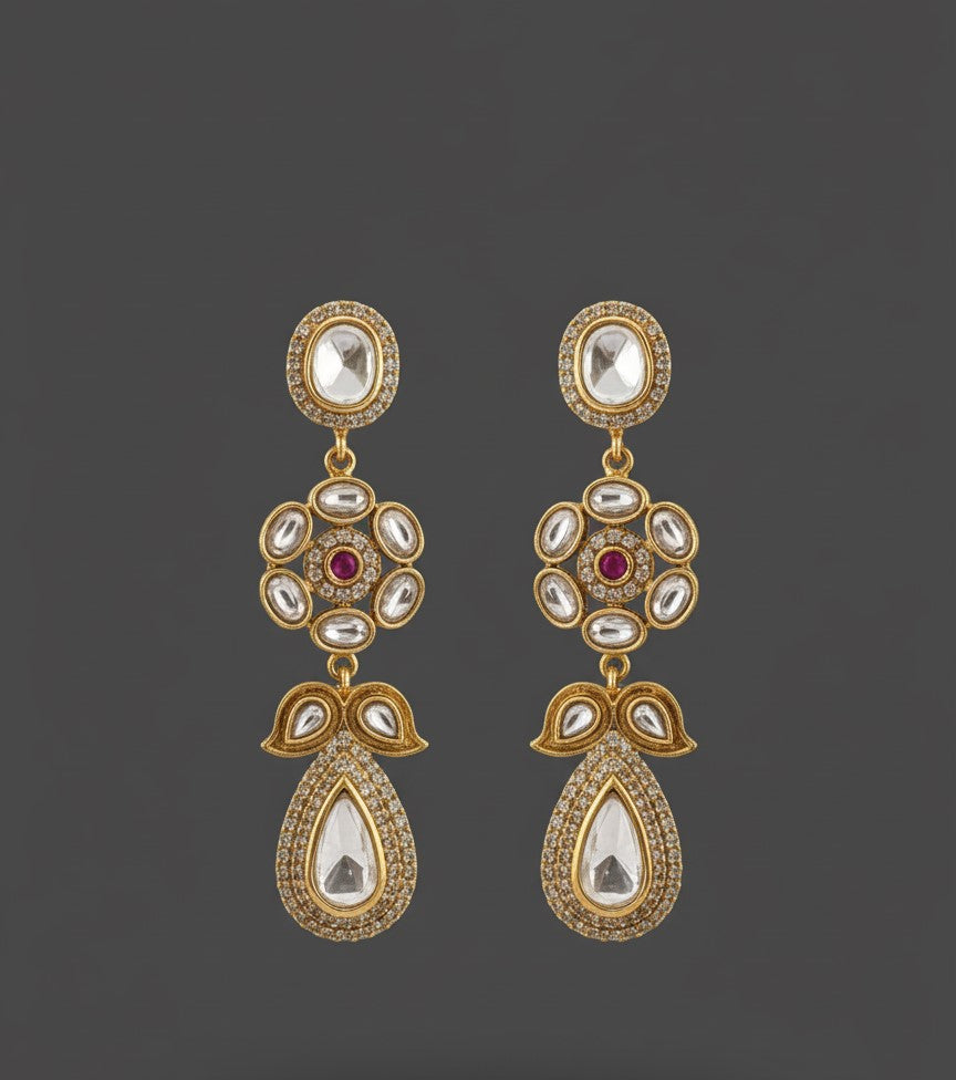 Ivory Misha Dangler Earrings