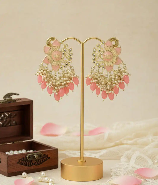 Pink Taruni Earrings