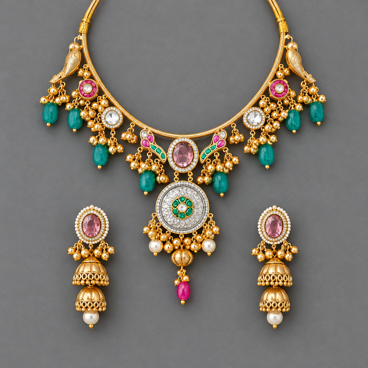 Golden Mihika Rajwadi Set
