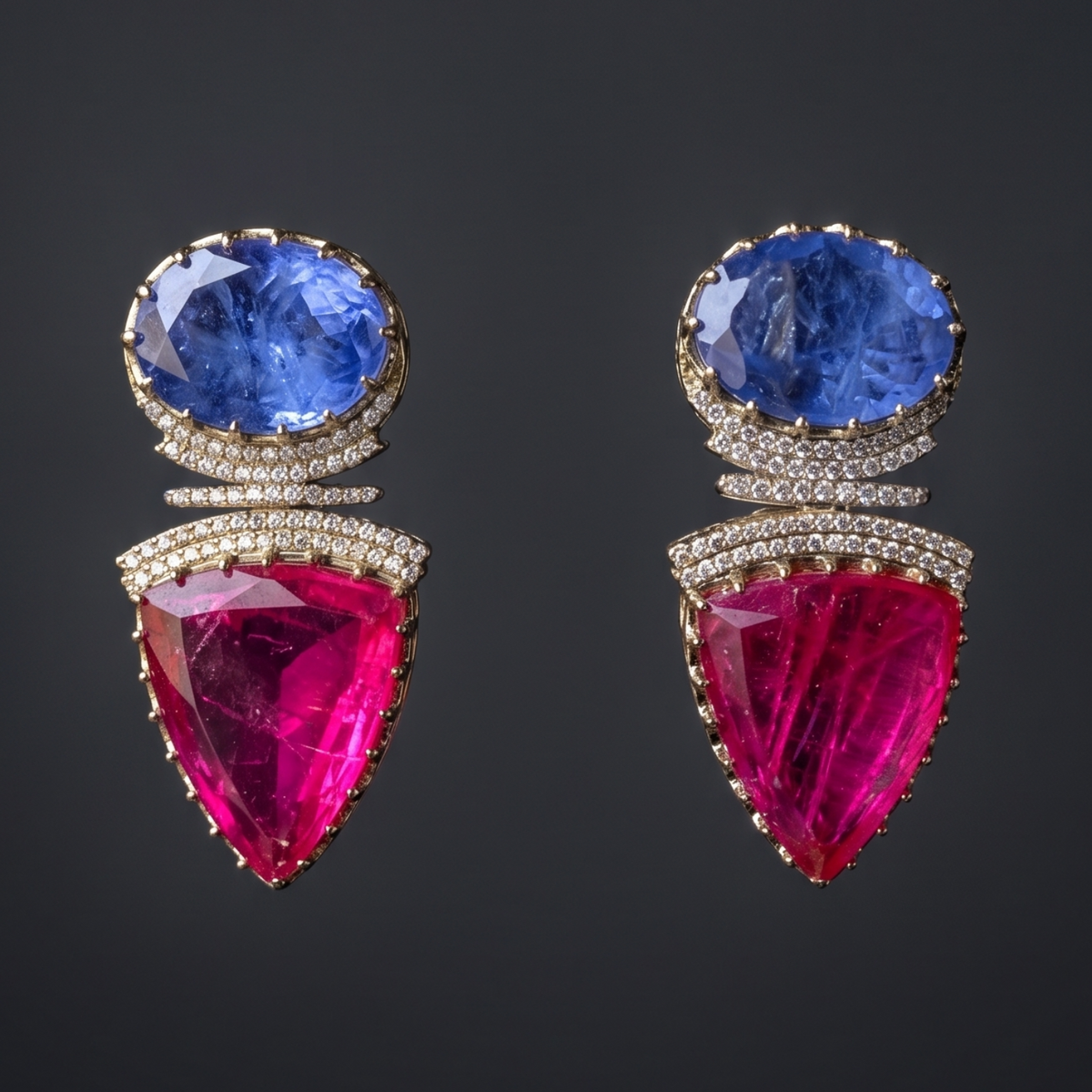Multicolor Sharvari Danglers