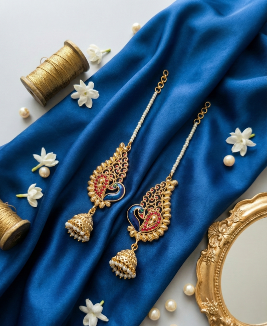 Multicolor Pranjal Earcuff Jhumka