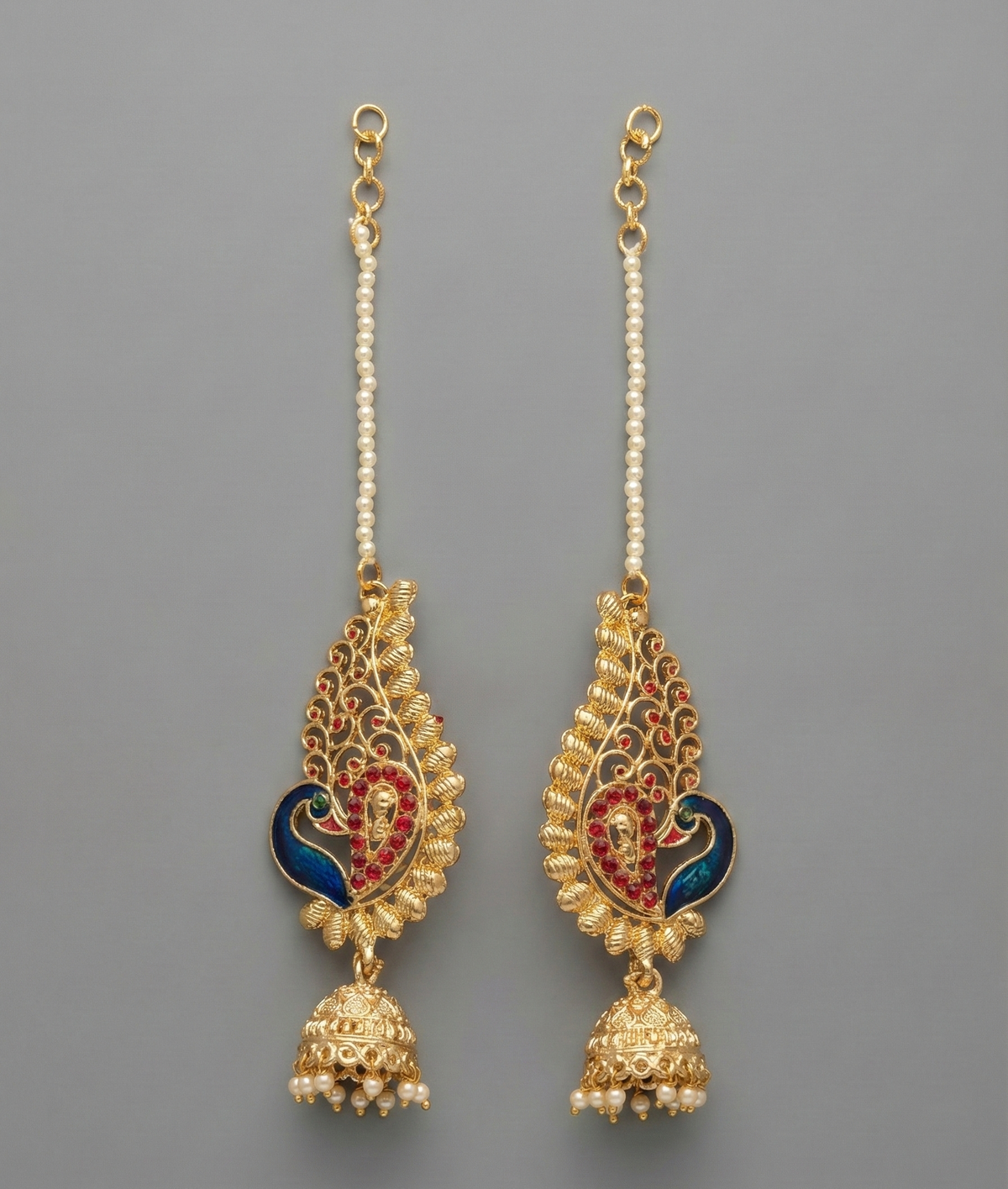 Multicolor Pranjal Earcuff Jhumka