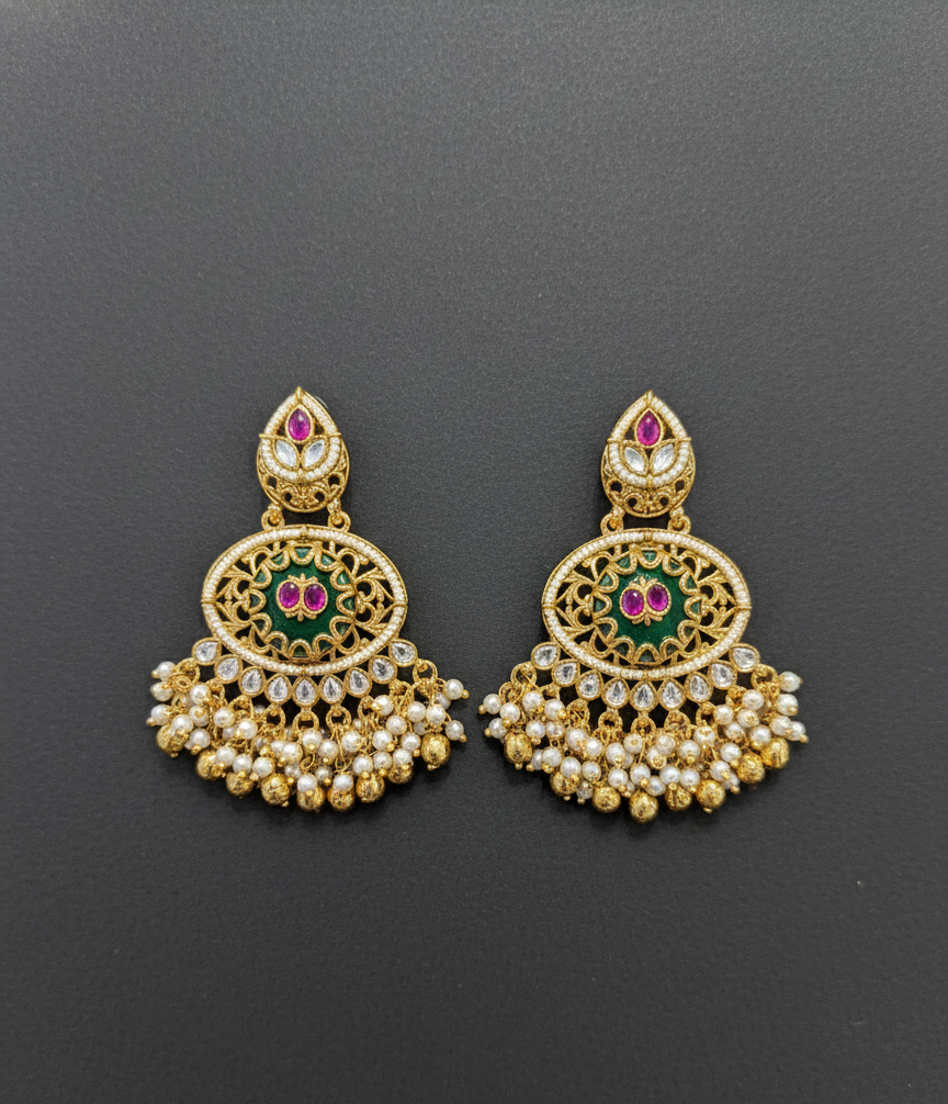 Multicolor Maharani Heritage Danglers