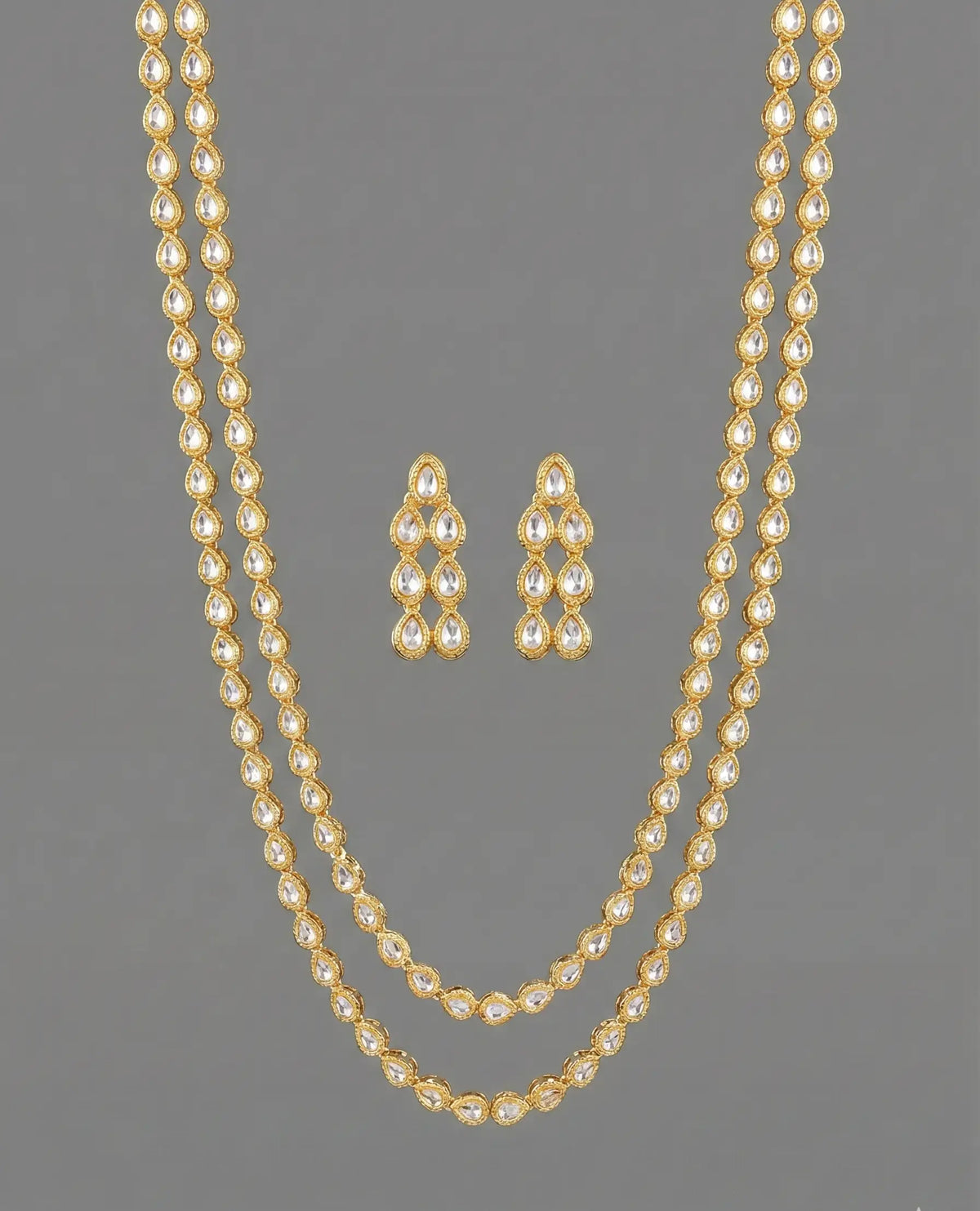 Ivory Ruhi Kundan Necklace Set