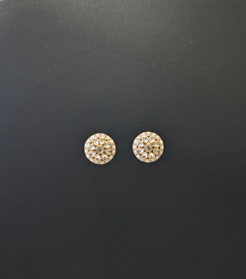 Ivory Kundan Aavya Studs