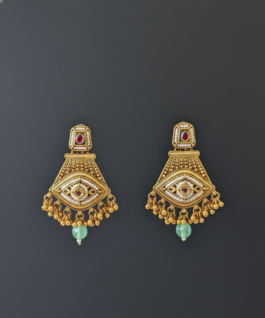 Golden Mahika Danglers