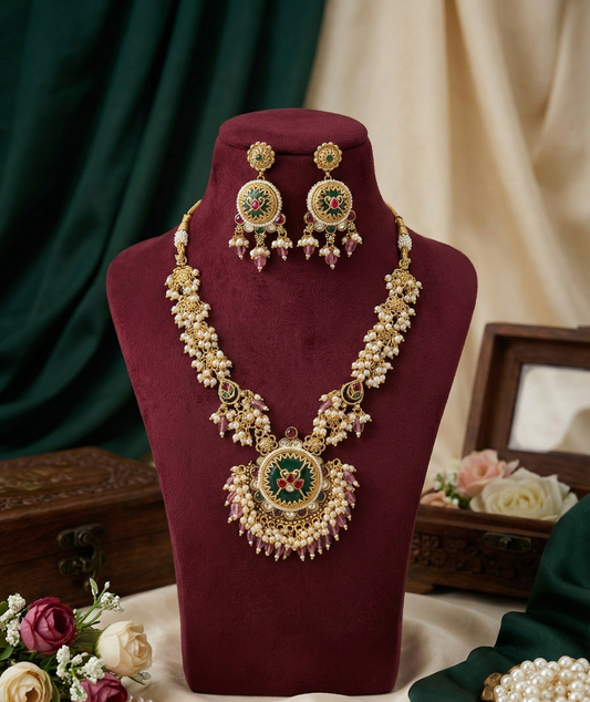 Multicolor Shanaya Heritage Necklace Set