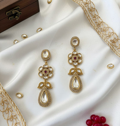 Ivory Misha Dangler Earrings