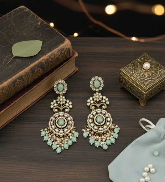 Green Riyanna Chandbalis