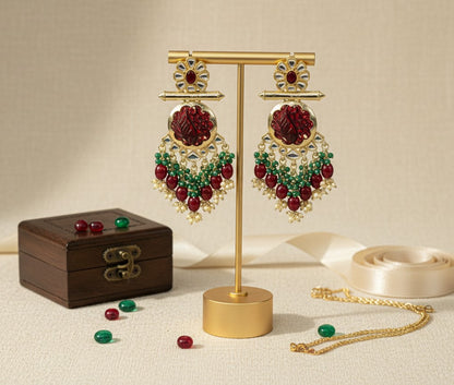 Maroon Reetika Chandbalis