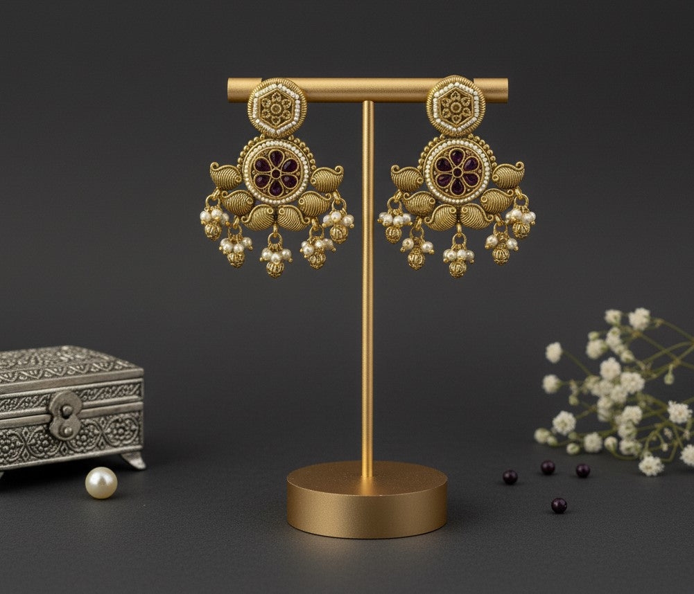 Golden Ira Earrings