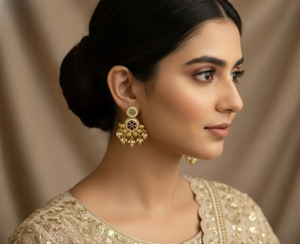 Golden Ira Earrings