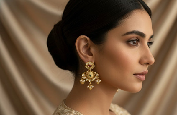 Golden Navira Earrings
