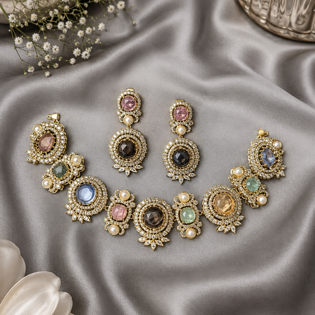 Multicolor Antara Sabysachi Set