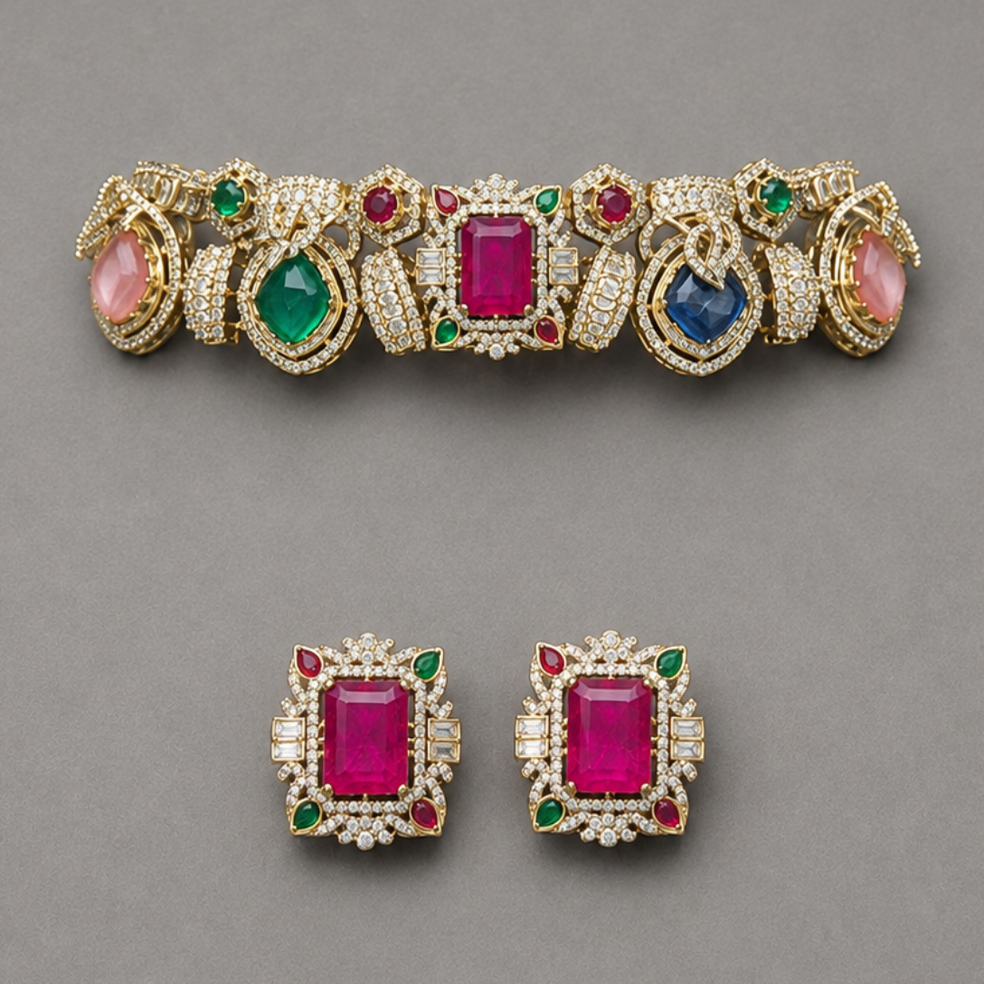 Multicolor Ishani Sabyasachi Set