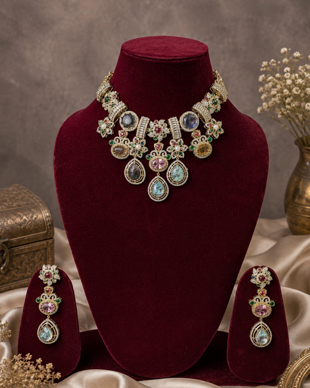 Multicolor Krishika Sabyasachi Set