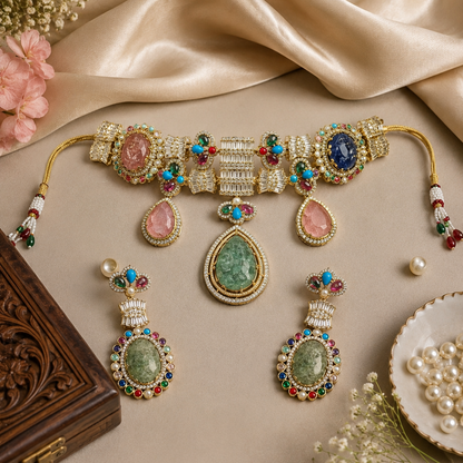 Multicolor Mukti Sabyasachi Set