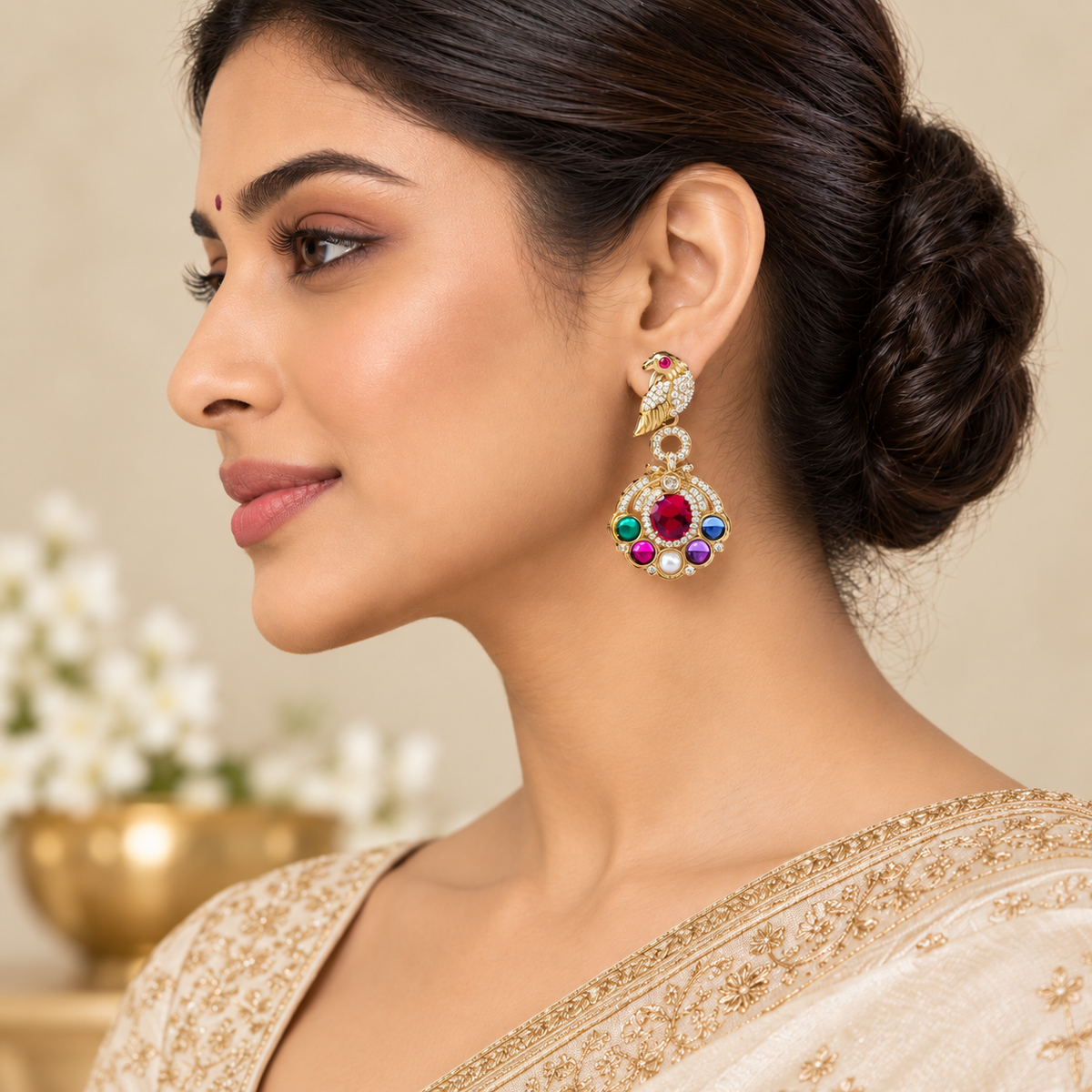 Multicolor Latika Danglers