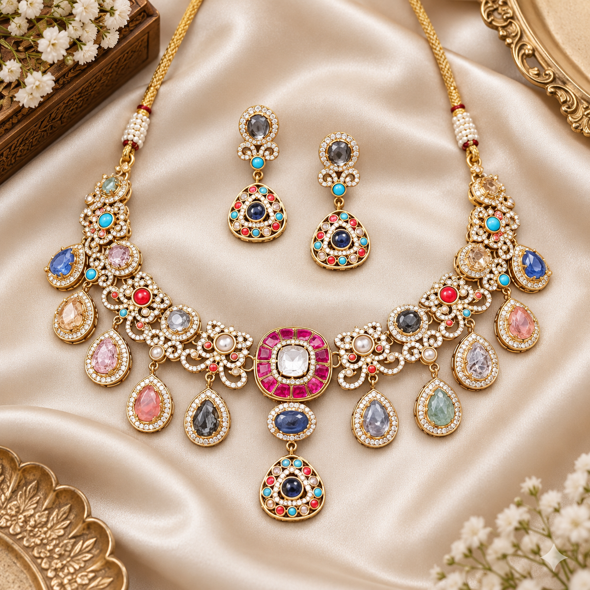 Multicolor Amisha Sabyasachi Set