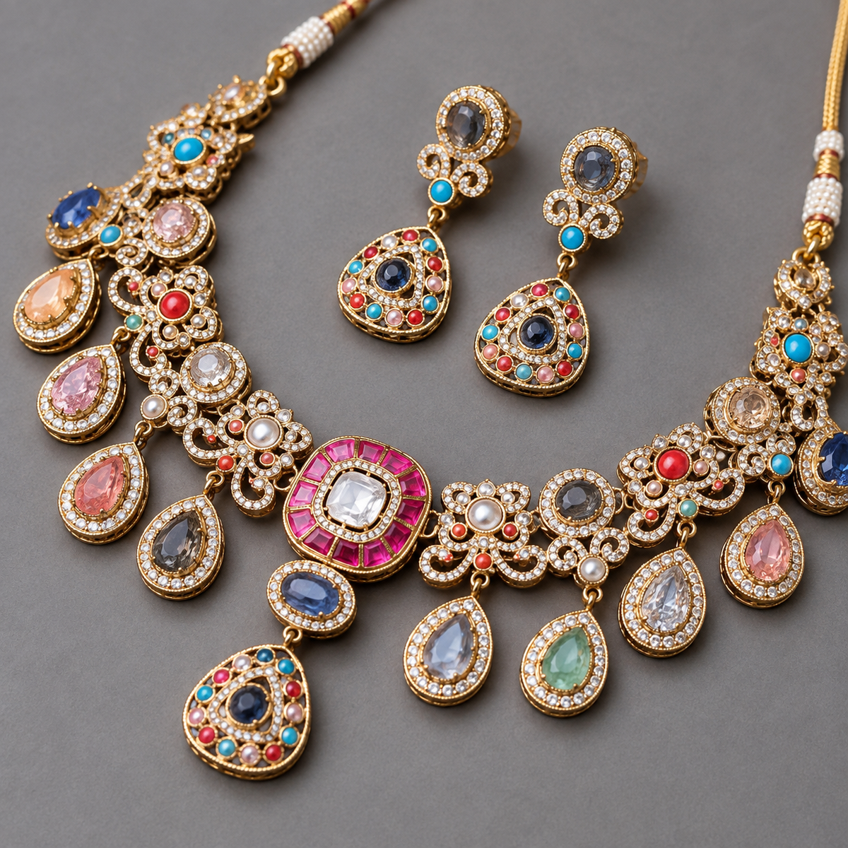 Multicolor Amisha Sabyasachi Set