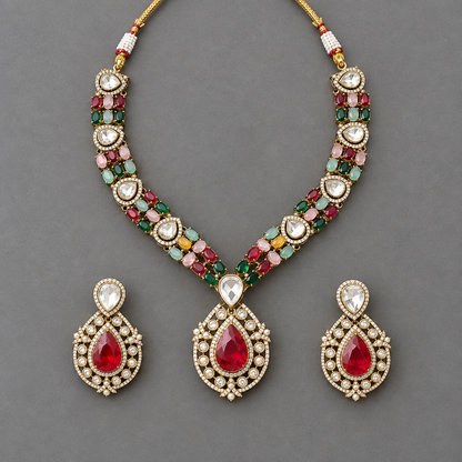 Multicolor Ramya Victorian Set