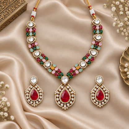 Multicolor Ramya Victorian Set