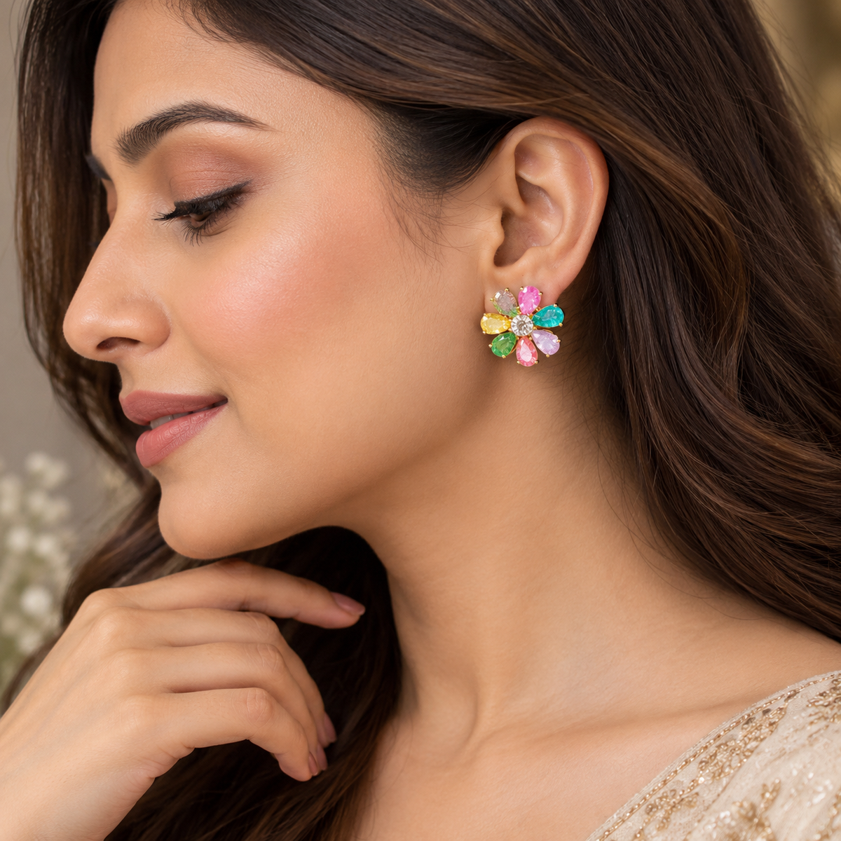 Multicolor Kriya Studs