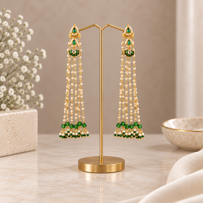 Emerald Neera 3 in 1 Earrings
