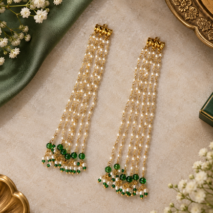 Emerald Neera 3 in 1 Earrings
