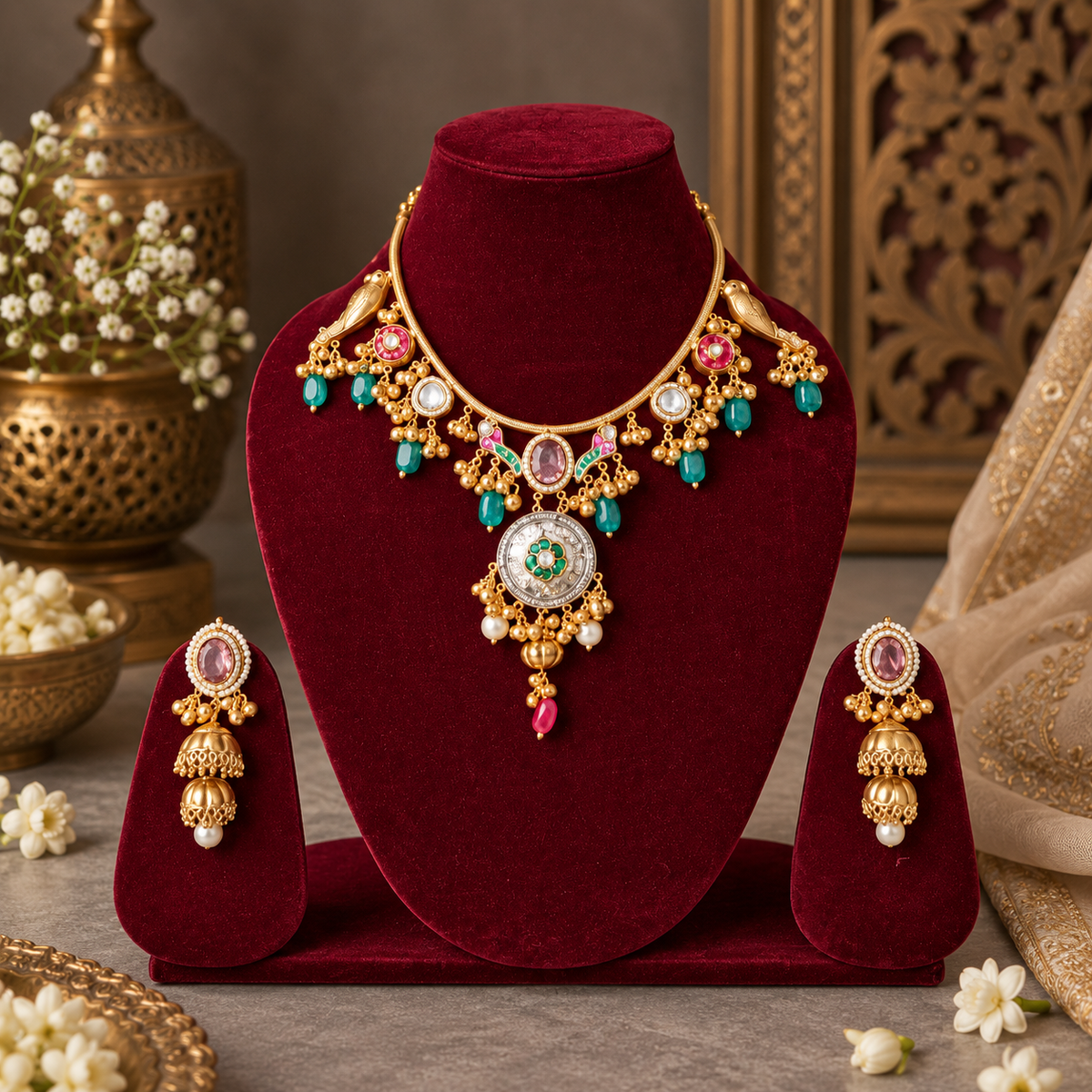 Golden Mihika Rajwadi Set