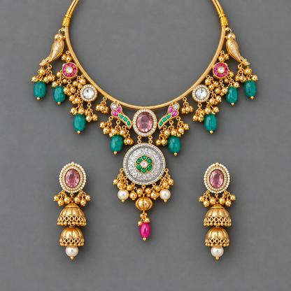 Golden Mihika Rajwadi Set