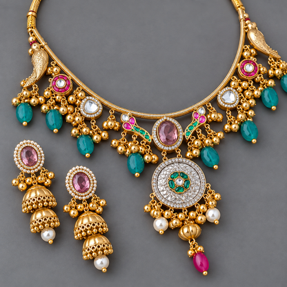 Golden Mihika Rajwadi Set