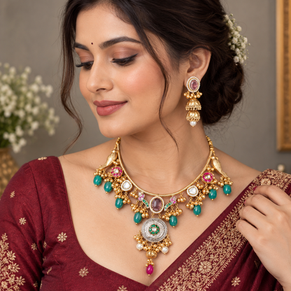 Golden Mihika Rajwadi Set