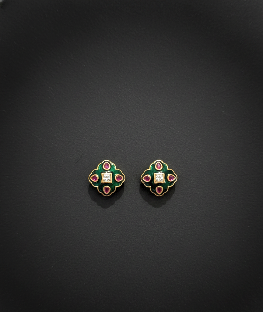 Emerald Aarika Studs