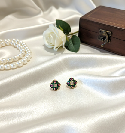 Emerald Aarika Studs