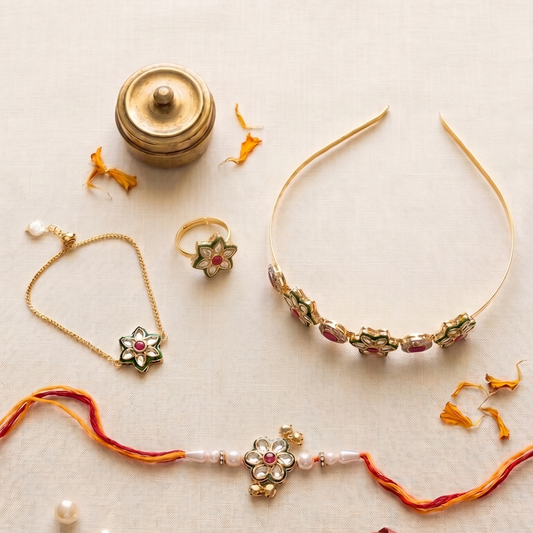 Multicolor Yuvika Rakhi Combo