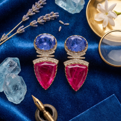 Multicolor Sharvari Danglers