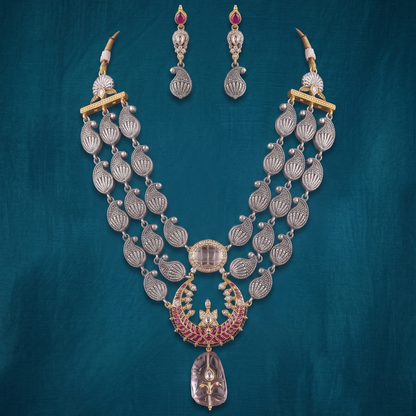 Dual Tone Maheshwari Set
