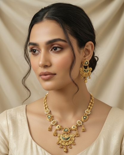 Multicolor Pingala Antique Set