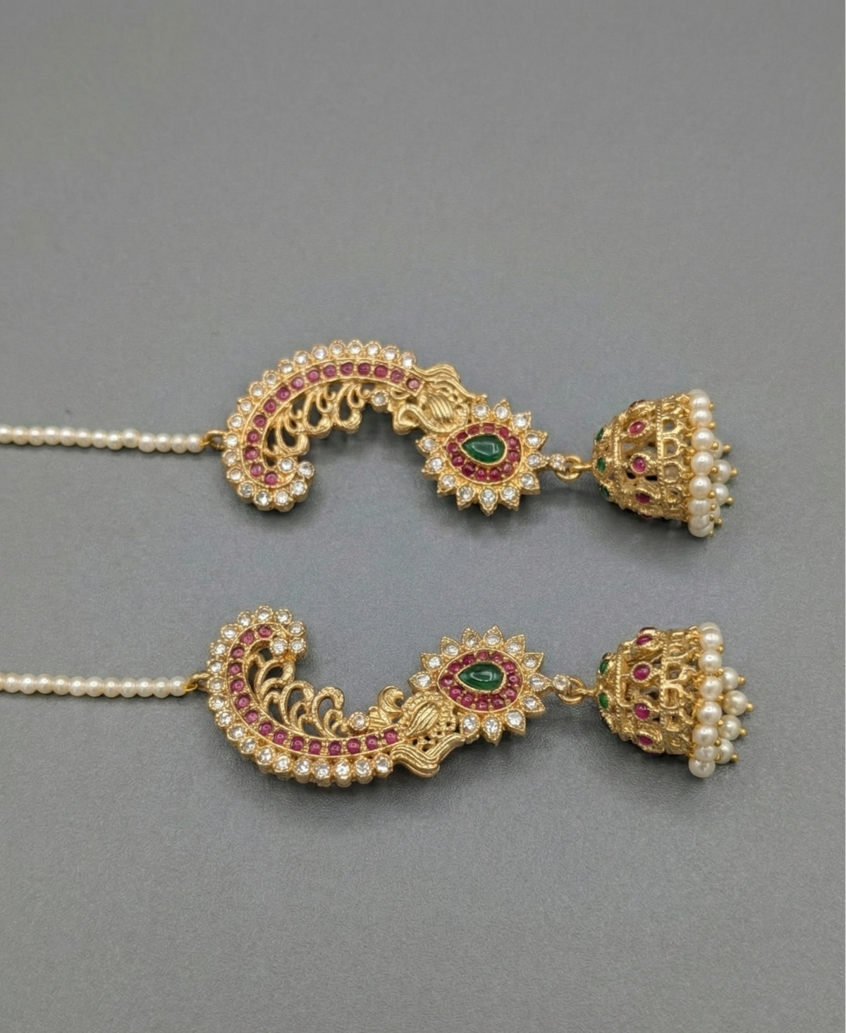 Multicolor Sreesha Earcuff Jhumka