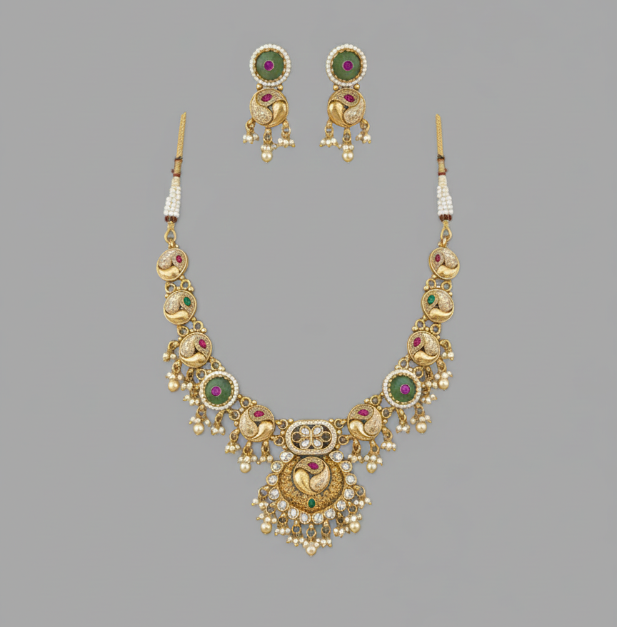 Emerald Daivi Heritage Rajwadi Set
