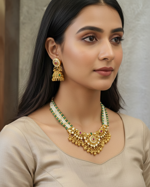 Multicolor Chetna Heritage Necklace Set
