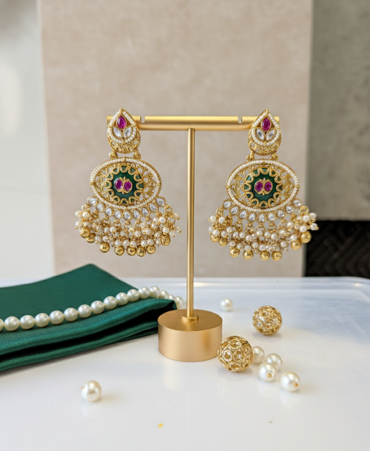 Multicolor Maharani Heritage Danglers