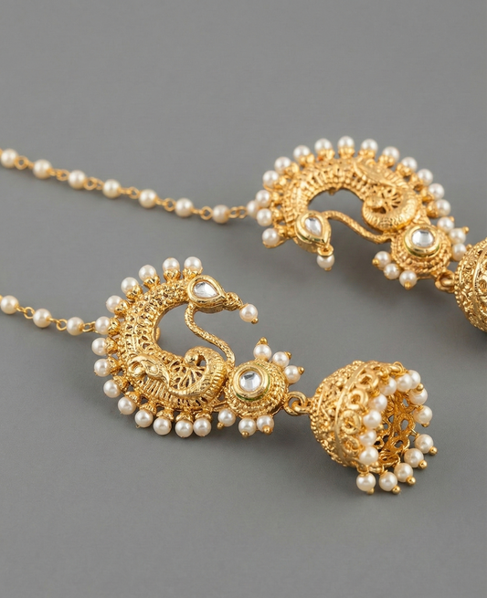 Ivory Raiya Earcuff Jhumka