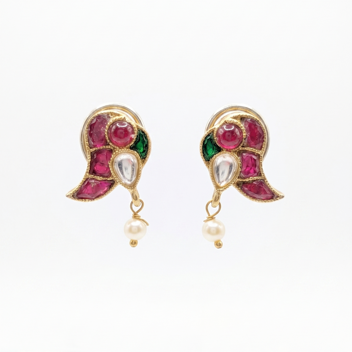 Multicolor Prakriti Pachi Kundan Earrings