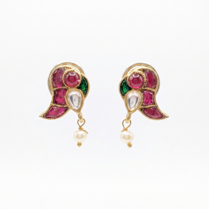 Multicolor Prakriti Pachi Kundan Earrings