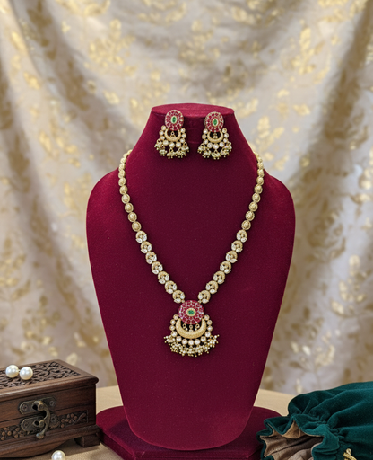Ruby Kavita Rajwadi Antique Set