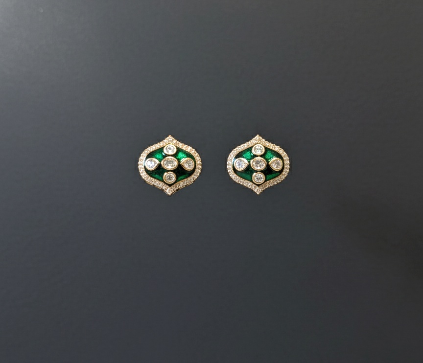 Emerald Aashni Studs