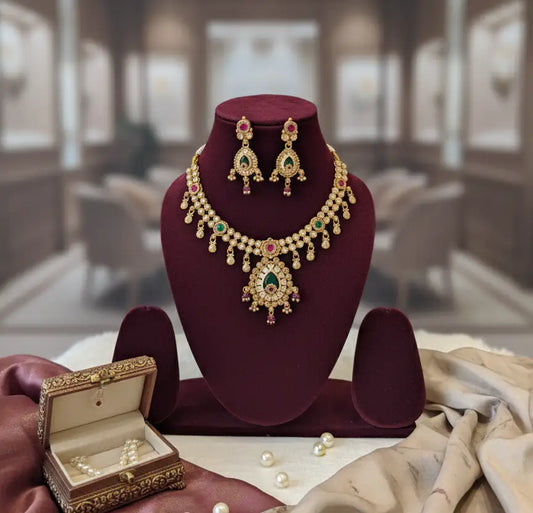 Multicolor Surabhi Heritage Necklace Set