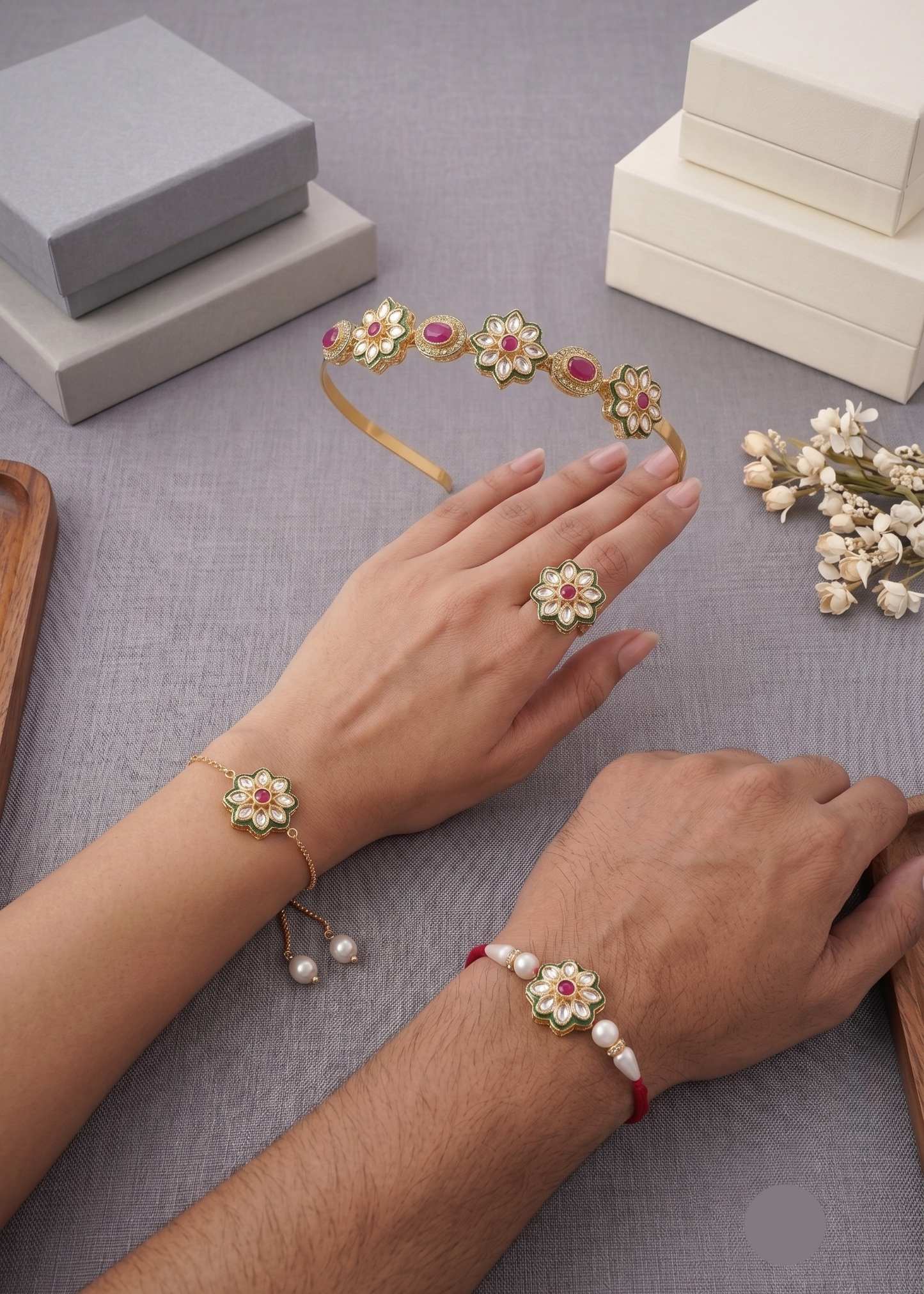 Multicolor Suhani Rakhi Combo